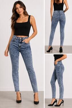 Veronica Beard Brooke Mid Rise Skinny Jeans Women's 26 Indigo Acid Wash